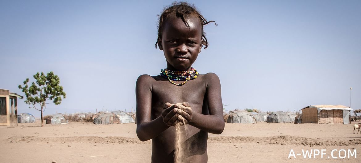 非洲儿童是受气候变化影响风险最大的群体之一。